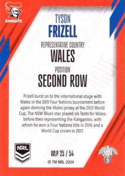 2024 NRL Traders Titanium - World In League Parallel #WLP25 Tyson Frizell Back
